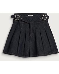 Damson Madder - Dasha Mini Denim Skirt - Lyst
