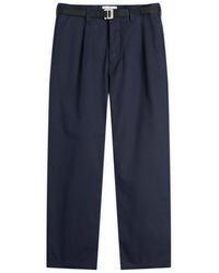 Stone Island - Marina Stretch Gabardine Pleated Trousers - Lyst