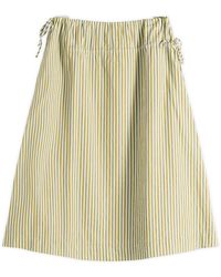 Damson Madder - Caspia Volume Midi Skirt - Lyst