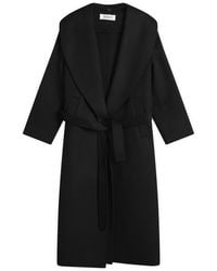 Rohe - Signature Double-Faced Scarf Coat With Belt - Lyst