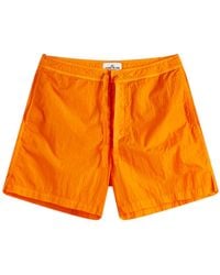 Stone Island - Marina Shiny Nylon Swim Shorts - Lyst