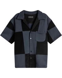 Les Tien - Patchwork Short Sleeve Cuban Shirt - Lyst