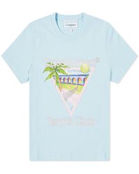 Casablancabrand - Tennis Club Icon Fitted T-Shirt - Lyst