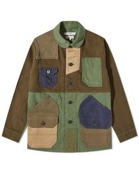 FDMTL Patchwork Coverall Jacket - Green
