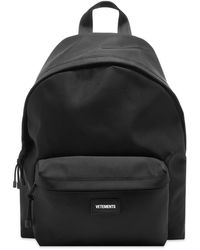 Vetements Out Logo Backpack - Black