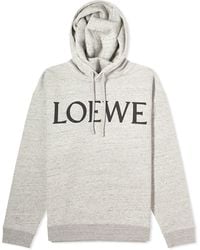 Loewe - Logo Hoodie - Lyst