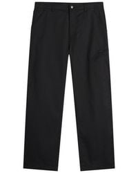 Moncler - Gabardine Cotton Trousers - Lyst