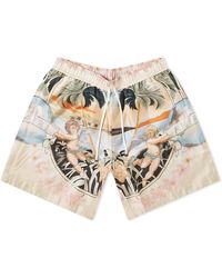 Amiri - Cherub Silk Shorts - Lyst