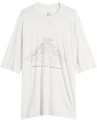 Rick Owens - Temple Of Love Jumbo T-Shirt - Lyst
