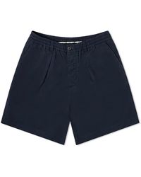 Universal Works - Pleated Track Shorts - Lyst