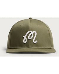 Malbon - M Script Snapback - Lyst