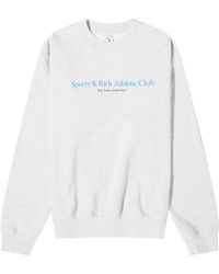 Sporty & Rich - Athletic Club Crew Sweat - Lyst