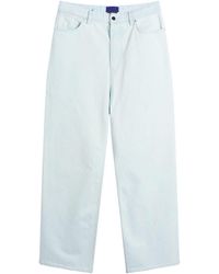Stone Island - Denim Research Ultra Bleached Loose Jeans - Lyst
