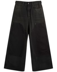 Balenciaga - Grunge Ripped Off Baggy Trousers - Lyst