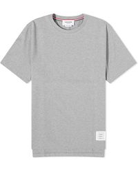Thom Browne - Relaxed Fit Side Split Classic T-Shirt - Lyst
