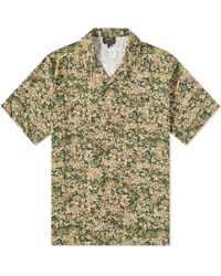 A.P.C. - Lloyd Floral Camo Short Sleeve Shirt - Lyst