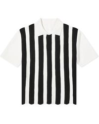 Jacquemus - Ola Stripe Knit Polo Shirt - Lyst
