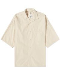 Nanamica Open Collar Wind Shirt - Natural