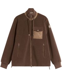 Moncler - Teddy Fleece Zip Up Fleece - Lyst