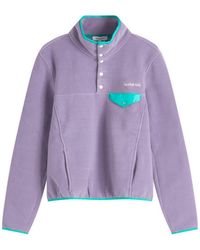 Sporty & Rich - Serif Logo Polar Sweatshirt - Lyst