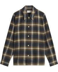 Second/Layer - Second Layer Logan Ombre Long Sleeve Check Shirt - Lyst