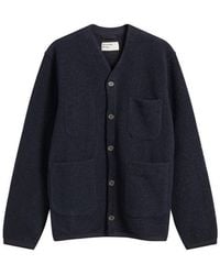 Universal Works - Wool Fleece Cardigan - Lyst