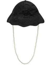 Shrimps Teo Hat With Pearls - Black