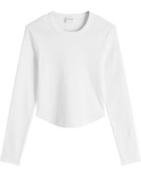 Closed - Long Sleeve Crewneck Top - Lyst