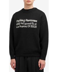 Fucking Awesome Liberty Knit Jumper in Black for Men | Lyst Fucking Awesome Liberty Knit Jumper in Black for Men | Lyst