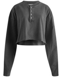 Joah Brown - Vintage Henley Long Sleeve Top - Lyst