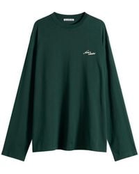 Acne Studios - Edden Small Venice Logo Long Sleeve T-Shirt - Lyst