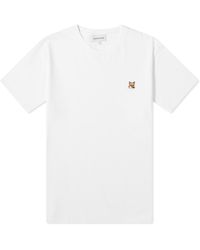Maison Kitsuné - Fox Head Patch Regular T-Shirt - Lyst