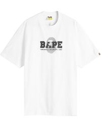 A Bathing Ape - Graffiti Logo Relaxed Fit Tee - Lyst