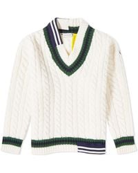 Moncler - Genius X Palm Angels V-Neck Knit - Lyst