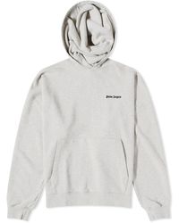 Palm Angels - Embroidered Small Logo Popover Hoodie - Lyst