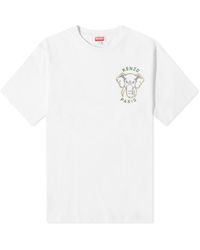 KENZO - Elephant Classic T-Shirt Off - Lyst