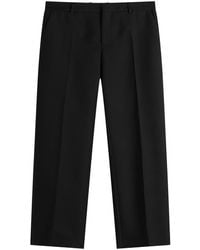 Balenciaga - Wool Gabardine Tailored Trousers - Lyst