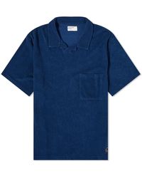 Universal Works - Lightweight Terry Vacation Polo Shirt - Lyst