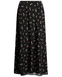 RIXO London - Stassie Midi Skirt - Lyst