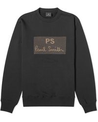 Paul Smith - Embroidered Logo Crew Sweat - Lyst