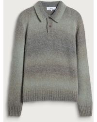 Palmes - Alpaca Longsleeve Knit Polo - Lyst