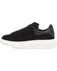 McQueen - Exaggerate Sole Rough Suede Sneaker - Lyst