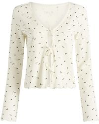 Tala - Sleep Lounge Tie Cardigan - Lyst