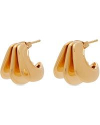 Missoma - Triple Ridge Hoop Earrings - Lyst