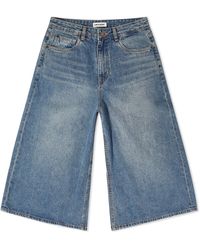 Low Classic - Denim Bermuda Pants - Lyst