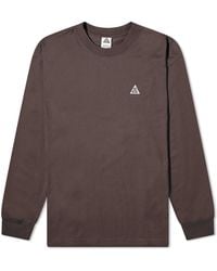 Nike - Acg Long Sleeve Logo T-Shirt - Lyst