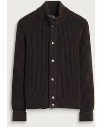 Barbour - Heritage + Mordale Knitted Button Through - Lyst