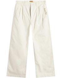 Human Made - Double Pleated Wide Chino Pants - Lyst