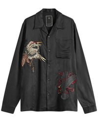 Maharishi - Crow & Heron Embroidered Shirt - Lyst