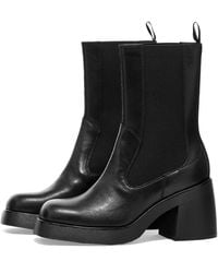 Vagabond Shoemakers Alice Pull On Sock Boot in Black | Lyst